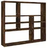 vidaXL Étagère murale Chêne fumé 90x16x78 cm Bois d'ingénierie