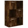 vidaXL Armoire de rangement Chêne fumé 60x29,5x90 cm