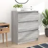 vidaXL Buffet Sonoma gris 60x35x76 cm Bois d'ingénierie