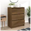 vidaXL Buffet Chêne marron 60x35x76 cm Bois d'ingénierie