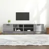 vidaXL Meubles TV 2 pcs Sonoma gris 80x35x36,5 cm Bois d'ingénierie