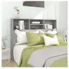 vidaXL Armoire de tête de lit Sonoma gris 140x19x103,5 cm