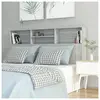 vidaXL Armoire de tête de lit Sonoma gris 160x19x103,5 cm