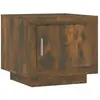 vidaXL Table basse Chêne fumé 51x50x45 cm Bois d'ingénierie