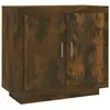 vidaXL Buffet Chêne fumé 80x40x75 cm Bois d'ingénierie