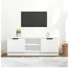 vidaXL Meuble TV Blanc 102x35x36,5 cm Bois d'ingénierie