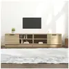 vidaXL Meubles TV 2 pcs Chêne sonoma 80x35x36,5 cm Bois d'ingénierie