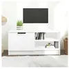 vidaXL Meuble TV Blanc 80x35x36,5 cm Bois d'ingénierie