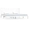 vidaXL Cadre de lit Blanc Bois de pin massif 200x200 cm