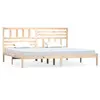 vidaXL Cadre de lit 180x200 cm Super King bois de pin massif