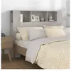 vidaXL Armoire de tête de lit Gris béton 140x18,5x104,5 cm