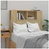 vidaXL Armoire de tête de lit Chêne sonoma 100x18,5x104,5 cm