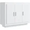 vidaXL Buffet Blanc 92x35x75 cm Bois d'ingénierie