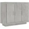 vidaXL Buffet Gris béton 92x35x75 cm Bois d'ingénierie