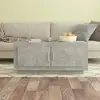 vidaXL Table basse Gris béton 102x50x45 cm Bois d'ingénierie