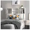 vidaXL Armoire de tête de lit Blanc 100x19x103,5 cm