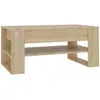 vidaXL Table basse Chêne sonoma 102x55x45 cm Bois d'ingénierie