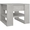 vidaXL Table basse Gris béton 55,5x55x45 cm Bois d'ingénierie