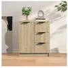 vidaXL Buffet Chêne sonoma 60x30x70 cm Bois d'ingénierie