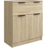 vidaXL Buffet Chêne sonoma 60x30x70 cm Bois d'ingénierie