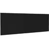 vidaXL Tête de lit murale Noir 240x1,5x80 cm Bois d'ingénierie