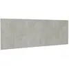 vidaXL Tête de lit murale Gris béton 240x1,5x80 cm Bois d'ingénierie