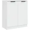 vidaXL Buffet Blanc 60x30x70 cm Bois d'ingénierie