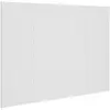 vidaXL Tête de lit Blanc 120x1,5x80 cm Bois d'ingénierie