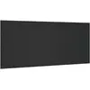 vidaXL Tête de lit Noir 200x1,5x80 cm Bois d'ingénierie
