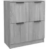 vidaXL Buffet Sonoma gris 60x30x70 cm Bois d'ingénierie