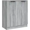 vidaXL Buffet Sonoma gris 60x30x70 cm Bois d'ingénierie