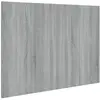 vidaXL Tête de lit Sonoma gris 120x1,5x80 cm Bois d'ingénierie