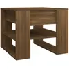 vidaXL Table basse Chêne marron 55,5x55x45 cm Bois d'ingénierie
