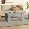 vidaXL Table basse Sonoma gris 102x55x45 cm Bois d'ingénierie
