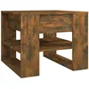 vidaXL Table basse Chêne fumé 55,5x55x45 cm Bois d'ingénierie