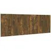 vidaXL Tête de lit murale Chêne fumé 240x1,5x80 cm Bois d'ingénierie