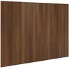 vidaXL Tête de lit Chêne marron 120x1,5x80 cm Bois d'ingénierie