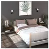 vidaXL Tables de chevet murales 2 pcs Chêne fumé