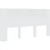 vidaXL Armoire de tête de lit Blanc 200x18,5x104,5 cm