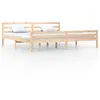vidaXL Cadre de lit Bois massif 200x200 cm