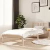 vidaXL Cadre de lit sans matelas bois massif 75x190 cm