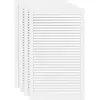 vidaXL Portes d'armoire à persiennes 4pcs blanc 99,3x59,4cm pin massif