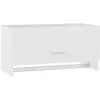vidaXL Garde-robe Blanc 70x32,5x35 cm Aggloméré