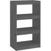 vidaXL Bibliothèque/Séparateur de pièce Gris 60x30x103,5 cm Pin solide