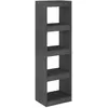 vidaXL Bibliothèque/Séparateur de pièce Gris 40x30x135,5 cm Pin massif