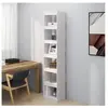 vidaXL Bibliothèque/Séparateur de pièce Blanc 40x30x199 cm Pin massif