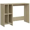 vidaXL Bureau d'ordinateur portable Chêne 102,5x35x75 cm Aggloméré