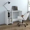 Vidaxl - Bureau d'ordinateur portable Blanc 102,5x35x75 cm Aggloméré Blanc