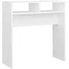 vidaXL Table console Blanc 78x30x80 cm Aggloméré