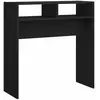 vidaXL Table console Noir 78x30x80 cm Aggloméré